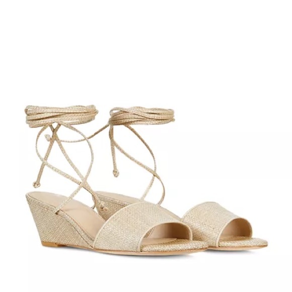 Cult Gaia Women's Mirai Wedge Sandals SZ 10 - Picture 1 of 5